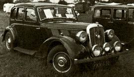 1938 Morris Fourteen Six Series Ill Export Model